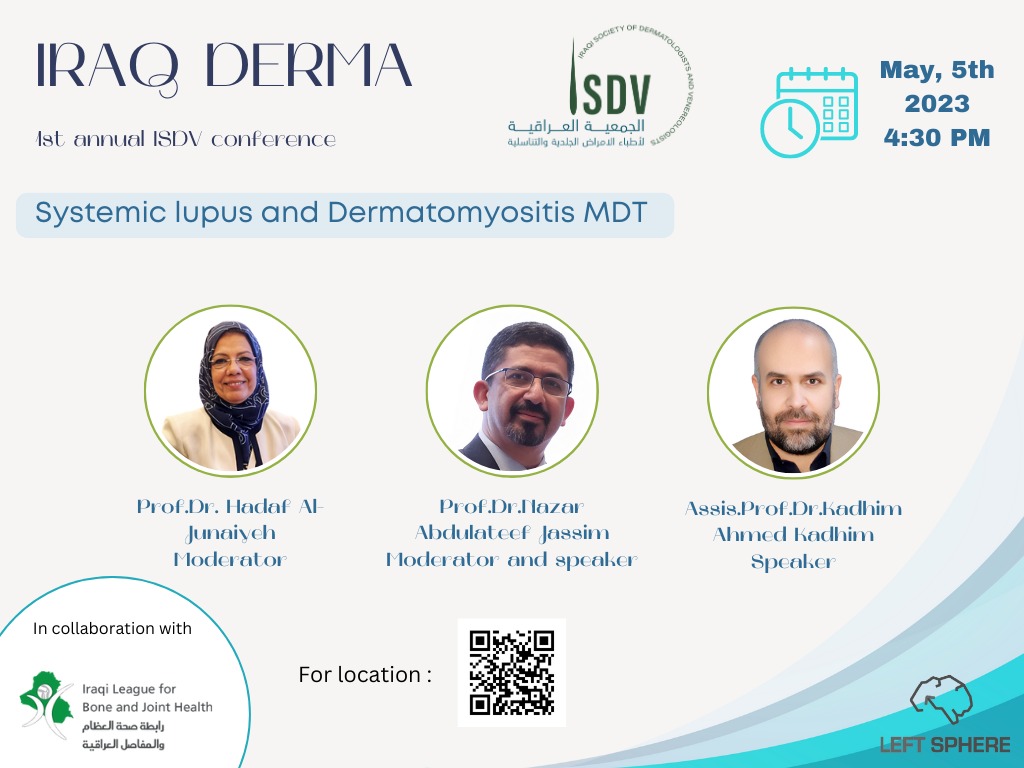 Iraq Derma 1st Annual ISDV Conference - May 5, 2023