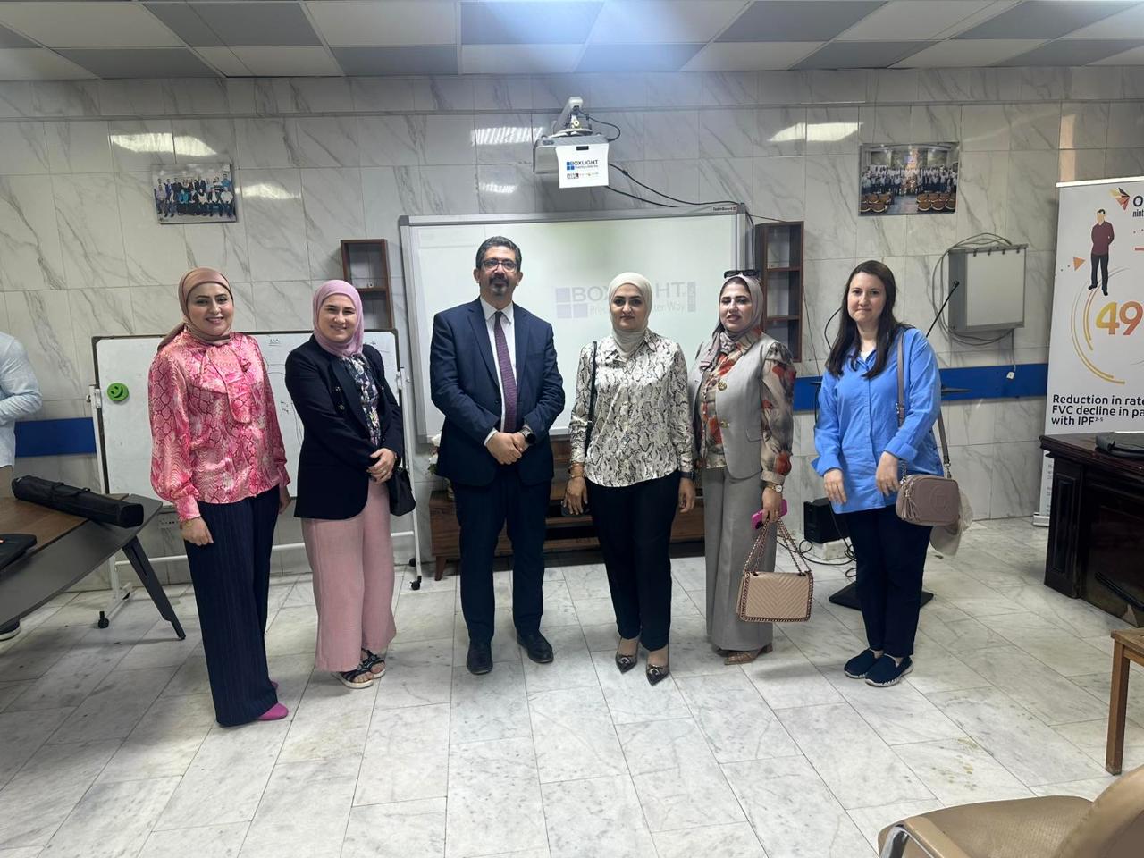 Boehringer-Sponsored Scientific Event “Face Pulmonary Fibrosis” Held at Al Yarmouk Teaching Hospital – May 21, 2025